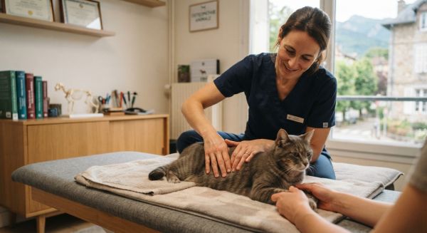5 raisons de consulter un ostéopathe pour le bien-être de votre chat à Pau